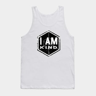 I AM Kind - Affirmation - Black Tank Top